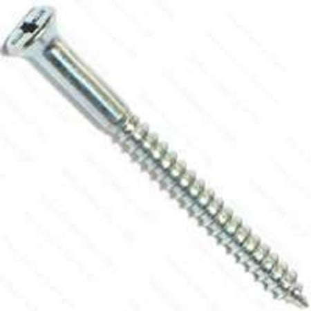 

Midwest Products 02560 Zinc-Plated Flat Head Wood Screw 2 X8