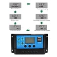thumbnail image 2 of Noref 60A/50A/40A/30A/20A/10A 12V 24V Auto Solar Charge Controller PWM Controller, 60A Solar Charge Controller,Solar Charge Controller, 2 of 8