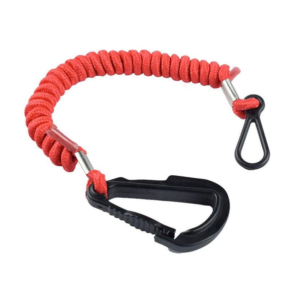 8M0092850 Boat Safety Stop Switch Connector Lanyard Replacement for 15920Q54 823037A09 Emergency Red
