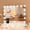 24*22" (610*558mm) 15pcs LED bulbs + 3x magnifying glass + 2 Bluetooth speakers on the back + back wall mounting hole White base with USB & TYPC interface, variant on Metal Frame Vanity Mirror with Lights,Dimmable 3-Color Lighting, Smart Touch Control,Tabletop or Wall Mount, Makeup Mirror for Bathroom, Bedroom, Living Room