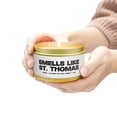 thumbnail image 5 of St. Thomas Virgin Island Tin Candle Gifts Home Office Decor Vanilla Coffee, 5 of 5