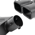 thumbnail image 3 of Inlet 63mm Dual Outlet Car Exhaust Tip Stainless Steel Black Exhaust Tips Muffler Tail Double Pipe Tube Tips, 3 of 6