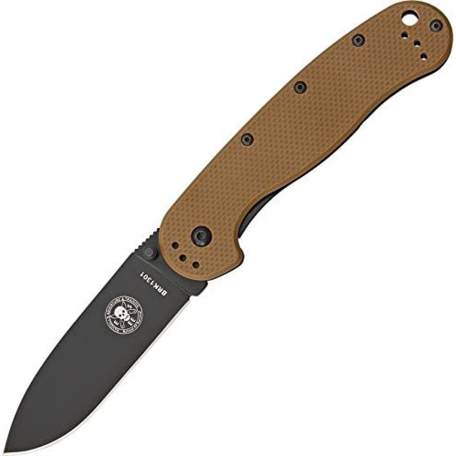 Blue Ridge Knives Avispa Coyote Brown Black Knife, Coyote Brown/Black