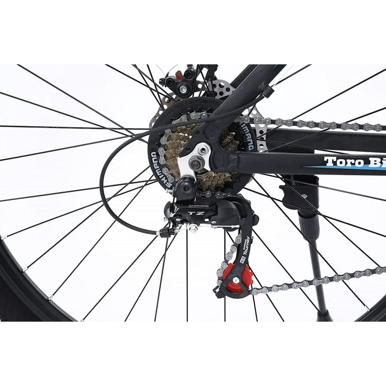 Free Shipping Eactive Mens Road Highway Bike 29 Inch Wheels Aluminum Frame Twist Shifters 24 Speed Front and Rear Disc Brakes Black Walmart