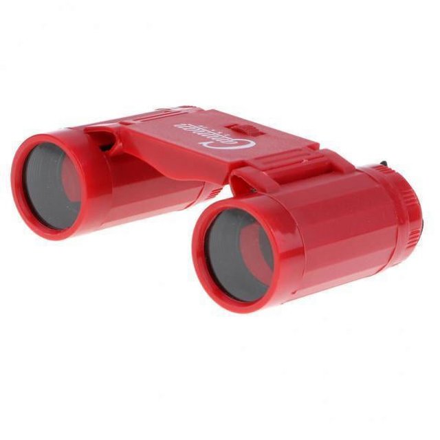 2-10 paquete 26 mm 2.5x telescopio de plástico niños niños caminata de juguete acampando rojo 10 piezas