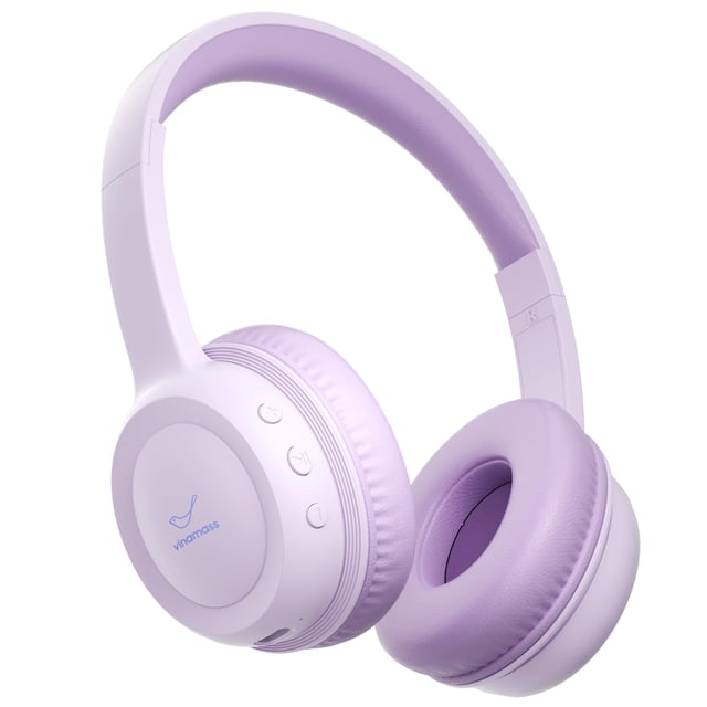 Auriculares Bluetooth Vinamass E63 Kids 30H Playtime Morados