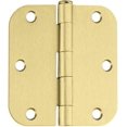 thumbnail image 5 of Goldenwarm 24 Pack Brushed Brass Cabinet Door Hinges 3.5in x 3.5in with 5/8''Radius Corners, 5 of 6