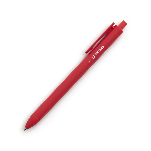 TRU RED Retractable Quick Dry Gel Pens Med Point 0.7mm Red Dozen