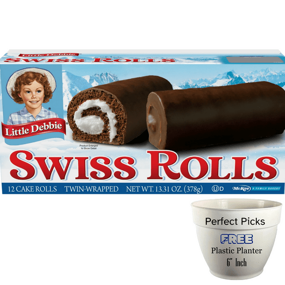 Little Debbie Swiss Rolls, 13.31 oz (12 count)