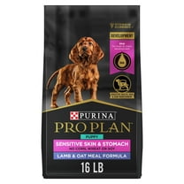 Purina Pro Plan Sensitive Skin and Stomach Puppy Food with Probiotics, Lamb & Oatmeal Formula, 16 lb. Bag