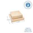thumbnail image 4 of Small Wood Block Puzzles, 4 1-3/4 inch Wood Cubes in 4-3/8 inch Wood Tray, Pack of 5 3D Wooden Cube Puzzles for DIY, by Woodpeckers, 4 of 7