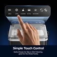 thumbnail image 2 of SIMZLIFE Countertop Ice Maker with Portable Handle, 26lbs/24H, 9 Cubes Ready in 6 Mins, Self-Cleaning, Compact Ice Machine with Basket & Scoop, Black, 2 of 11