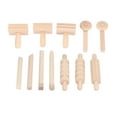 thumbnail image 4 of Kids Rolling Pin Toy, Rolling Pin Set Safe Eco Friendly Exercise Hands  For Kids For Household For Dough For Clay, 4 of 8