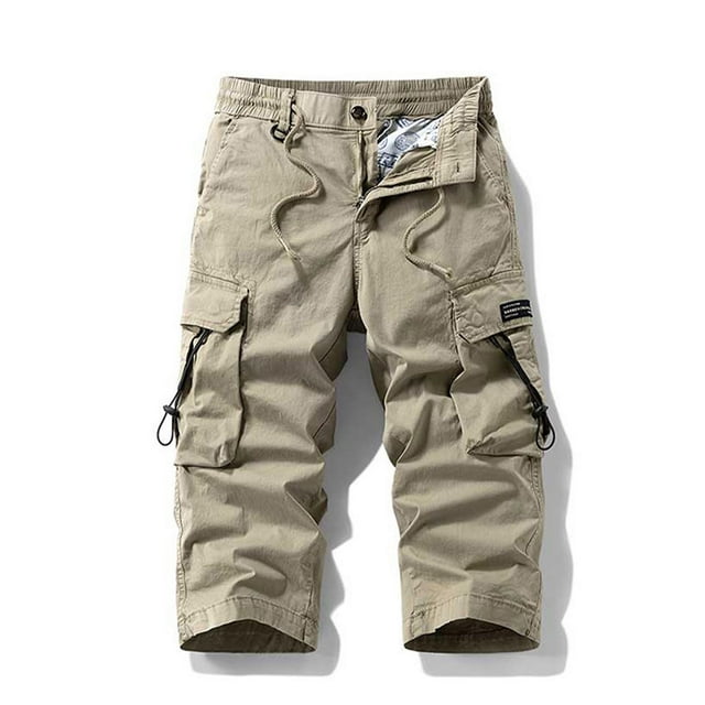 Liquidation Shorts pour Hommes, Shorts Cargo pour Hommes Shorts Élastiques pour Hommes Shorts de Randonnée pour Hommes Séchage Rapide Shorts de Randonnée pour Hommes, Kaki, G