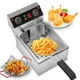 thumbnail image 1 of 10L Electric Deep Fryer, Removable Frying Basket Adjustable Temperature, Lid with Viewing Window and Odor Free Filter, 10.6 QT, 1 of 5