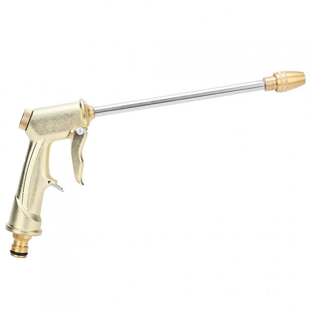 Pistola de agua para lavado de autos, pulverizador de limpieza doméstico de alta presión con galvanoplastia de latón