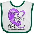 thumbnail image 3 of Inktastic Care, Support, Cure- Alzheimers Awareness Boys or Girls Baby Bib, 3 of 4