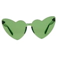 thumbnail image 4 of de montura en corazón para mujer Verde SM SunniMix Gafas de sol en forma de corazón, 4 of 7