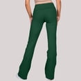 thumbnail image 6 of Tuphregyow Women's Straight Leg Quick Dry Pants Clearance Breathable Classic Slim Elegant Skinny Pants Workout Solid High Waist Athletic Yoga Pants Comfy Fashion New Style Trendy Green S, 6 of 6