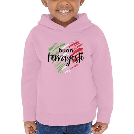 

Buon Ferragosto Brush Paint Hoodie Toddler -Image by Shutterstock 2 Toddler