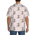 thumbnail image 3 of Fotbe Heart Cat Camisa Estampada de Manga Corta para Hombre, Casual de Verano, Estilo Playero, Sin Arrugas-Medium, 3 of 5