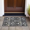 thumbnail image 6 of Addison Rugs Chantille Indoor/Outdoor Modern Abstract Black Washable Rectangle Rug, 1'8" x 2'6", 6 of 6