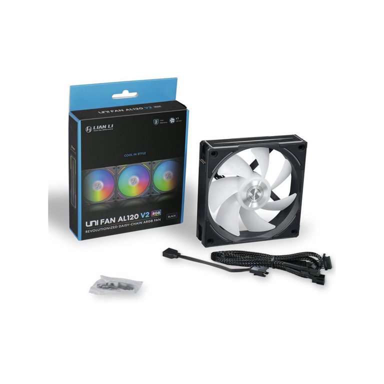 LIAN LI UNI Fan AL120 V2 RGB Black Single Fan Pack without