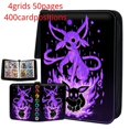 thumbnail image 1 of Carpeta de cartas de Pokémon para niños, álbum de fotos con cremallera de PU, soporte para tarjetas, colección de juguetes, carpeta de cartas, pasatiempos, 400 piezas, 1 of 1