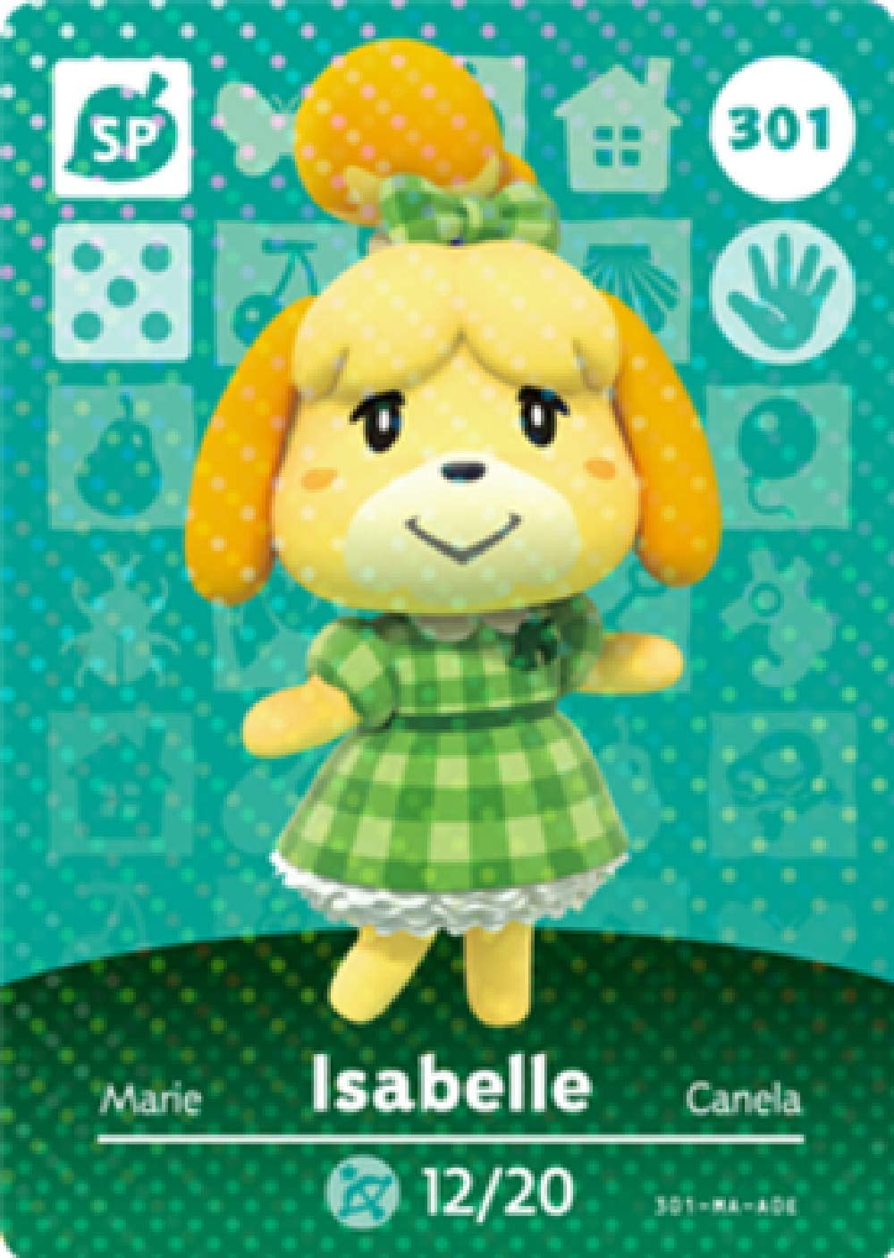 Isabelle Amiibo Card for Nintendo Animal Crossing El Salvador Ubuy