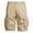 Khaki, variant on Miluxas Plus Size Pants Men's Work Shorts, Mid-waist Multi-pocket Five-piece Pants Pants Sports Pants Shorts Pants Gray 12(XXL)