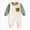 A82-Green, variant on Unisex Baby romper, Long Sleeve Baby Clothes, Baby Footless Jumpsuit,Footless 3-6 Months
