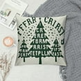 thumbnail image 2 of GOSMITH  Green Christmas Pillow Covers Farm Fresh Christmas Trees Pillow Covers for Sofa Couch Room，Christmas Trees Decor Pillow Covers, 2 of 5