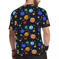 thumbnail image 4 of Galaxy Sky Print Gym T-Shirt Solar System Novelty T Shirts Couple Vintage Tshirt Beach Sho, 4 of 5