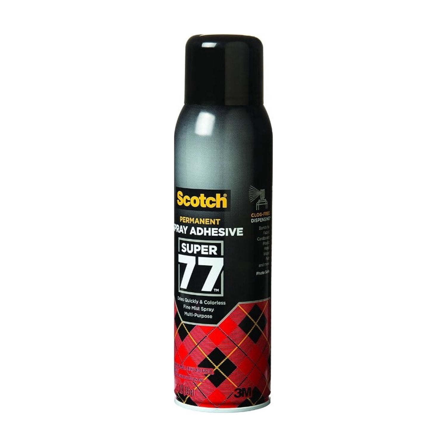 Scotch Super 77 Multi-Purpose Spray Adhesive, 13.5 oz