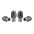 thumbnail image 1 of FLhrweasw 4 Piezas Silicona Drum Stick Practice Tip Head Drumstick Mute Damper (gris), 1 of 9