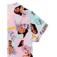 thumbnail image 3 of Moana Girls 2-Piece Short Sleeve Top and Short Coat Pajama Set, Sizes 4-12, 3 of 4