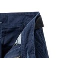 thumbnail image 4 of Hinvhai Plus Size Pants Clearance Men's Pocket Zipper Buttons Solid Leisure Time Tooling Short Pants Blue 6(30), 4 of 4