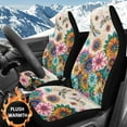 thumbnail image 2 of Uorisanigo Car Seat Cover, Soft 2-Pack Boho Flower Dragonfly Front Seat Covers Universal Fit for Most Vehicles, Summer Cool & Winter Warm, Easy Installation, Car Accessories, 2 of 7
