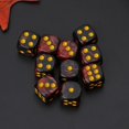 thumbnail image 2 of HUGFEGWE 10pcs Six Sided 12mm Transparent Cube Round Corner Portable Table Playing Games Dice Bag with Pockets CJB91-97493, 2 of 8