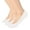 White, variant on 3-Pack Women's No-Slip Silicone Grip Invisible Low-Cut Socks - Ultra Thin Breathable Non-Slip Liner for Sports & Casual Wear, Clear One Size