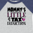 thumbnail image 4 of Inktastic Mommy's Little Tax Deduction Pink Hearts Boys or Girls Baby Bodysuit, 4 of 5