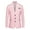 Pink Jacket for Men, variant on IYTR Mens Suit Coats Solid Color Long Sleeve Jacket Button-up Lapel Coat Formal Dress Performance Suit Jacket with Pocket Red M