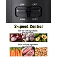 thumbnail image 2 of Procesador de alimentos SHARDOR de 4 tazas, 400 W, 2 velocidades, cuchillas de acero inoxidable, 2 of 7