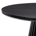 thumbnail image 4 of Plank+Beam 48" Lido Round Dining Table, Solid Wood Minimalist Kitchen Table for 4, Black, 4 of 9