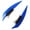 Blue, variant on Large Wing Hair Clip for Female Girl Subcultures Hairclip Hair Barrettes Side Clip Formal Side Pin Hair Decoration