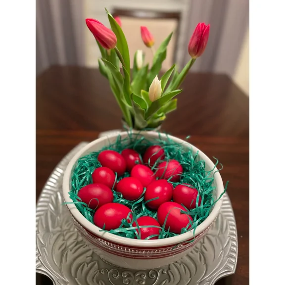 Easter Egg Dye, Greek Orthodox Easter, Nikh Red Egg Dye, Xristos Anesti