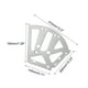 thumbnail image 2 of 2uds Zapatos Cajón Gabinete Bisagras 3 Capas Acero Muebles Bisagra Abatible Placa Marco Giratorio Estante Reemplazo Accesorios para Hogar, Plata, 2 of 7