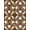 Brown Tan Cream, Pattern 14, variant on ODIKA 8'x10' Washable Area Rug Non-Slip Chair-Friendly Mat Spotted Mosaic Tonal Patchwork Blocks Brindle Bold Cow Print Refined Structured for Dining Room, Large Office, Lounge