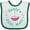 White and Green, variant on Inktastic Daddys First Mate (Girl) Girls Baby Bib