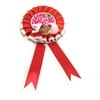 Ethnic Pink Princess Red and White Badge For Baby Shower Mother To Be